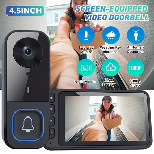 Wireless video camera doorbell - wireless,